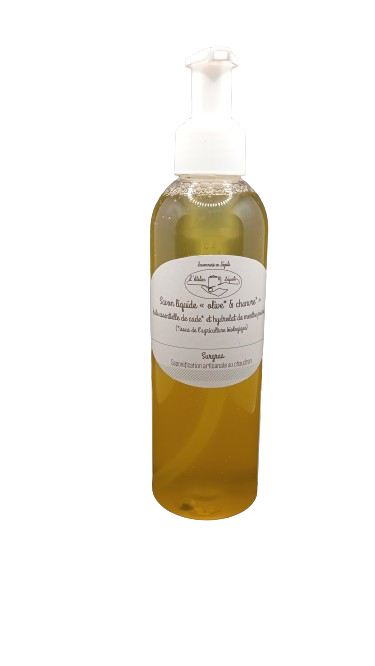 Savon liquide Olive, Chanvre, Cade & Menthe poivrée